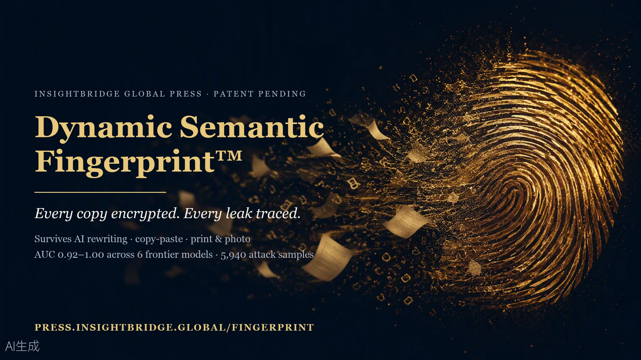 Dynamic Semantic Fingerprint™ Product Poster
